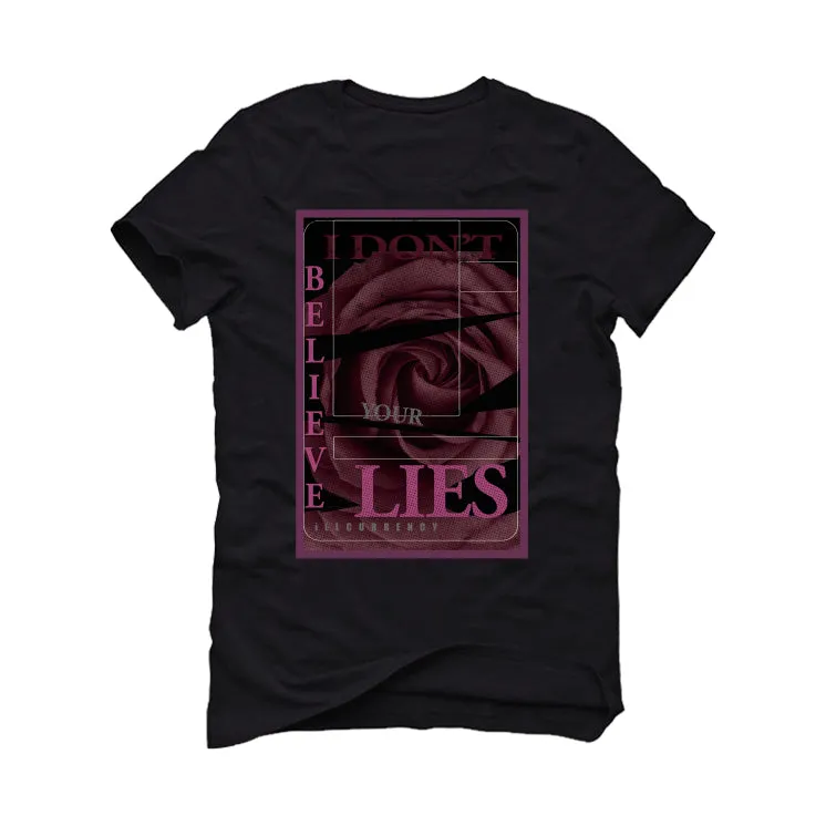 A Ma Maniére x Air Jordan 12 | illcurrency Black T-Shirt (I DON'T BELIEVE YOUR LIES)