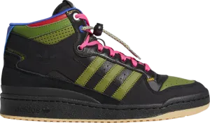 Adidas Hebru Brantley x Forum Mid RT 'Frogboy' Sneakers, Black