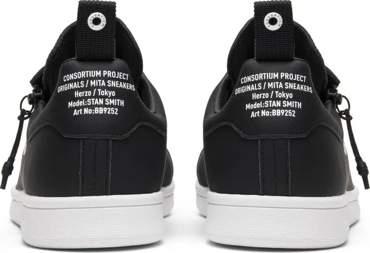 Adidas Mita Sneakers x Stan Smith 'Cages & Coordinates' Sneakers, Black