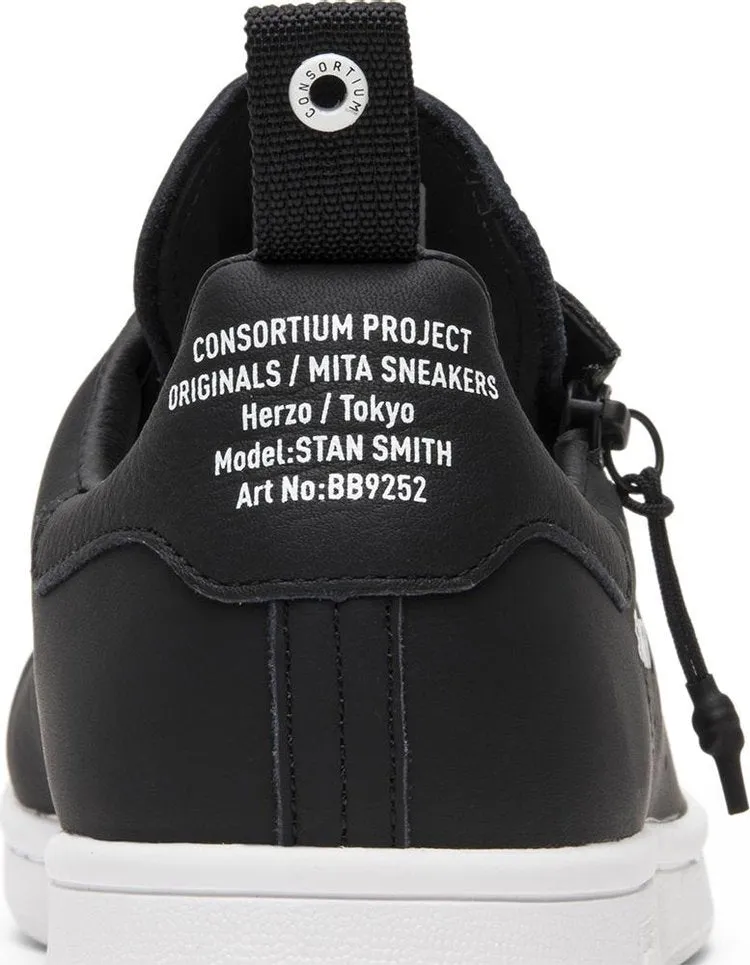 Adidas Mita Sneakers x Stan Smith 'Cages & Coordinates' Sneakers, Black