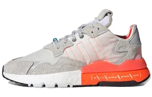 Adidas Nite Jogger Morse Code sneakers, grey/red