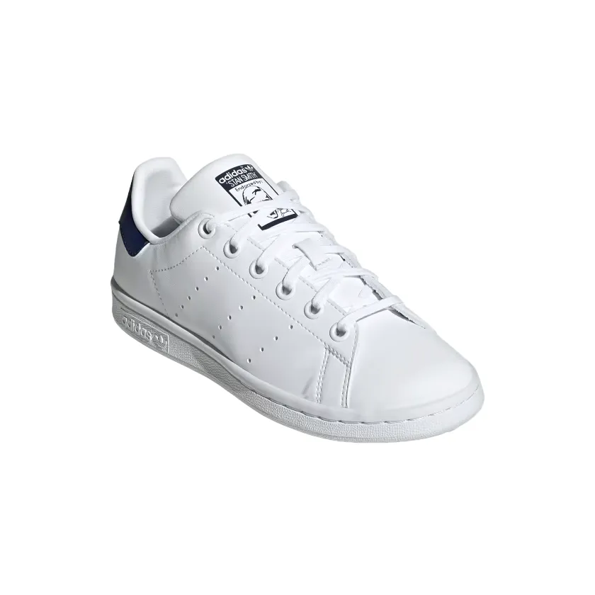 Adidas Originals scarpa sneakers da ragazzi Stan Smith H6821 bianco-blu