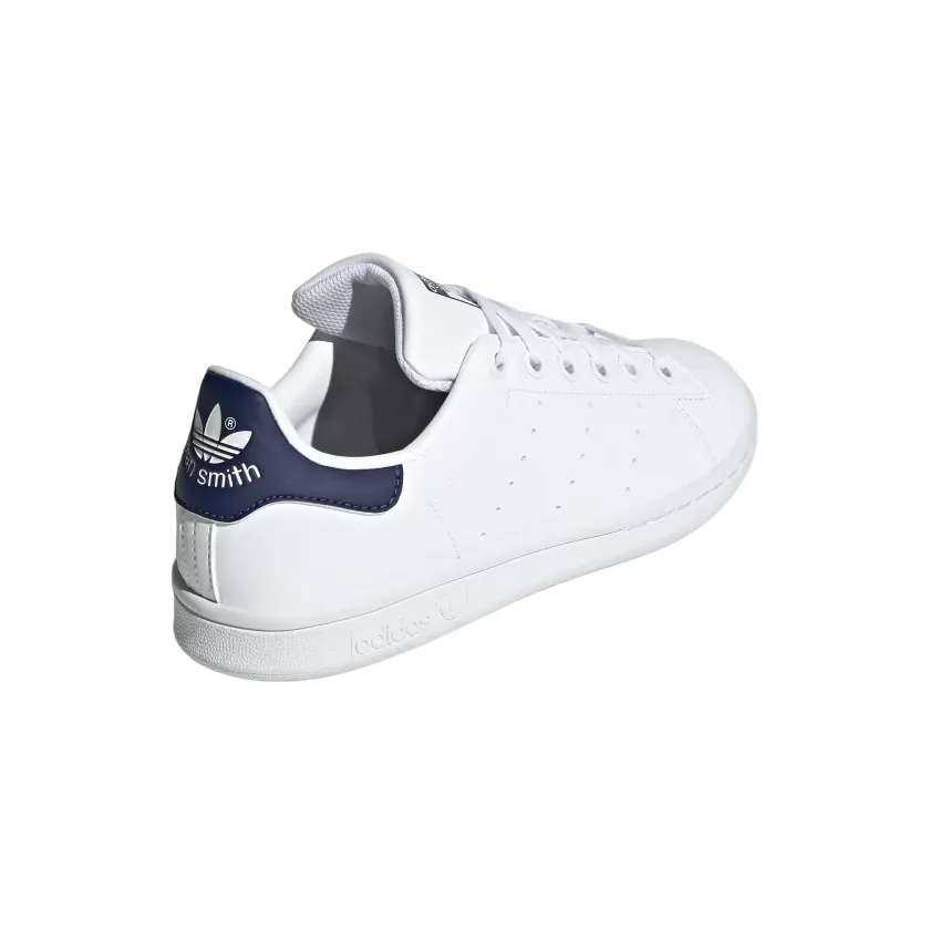 Adidas Originals scarpa sneakers da ragazzi Stan Smith H6821 bianco-blu