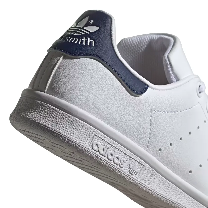 Adidas Originals scarpa sneakers da ragazzi Stan Smith H6821 bianco-blu