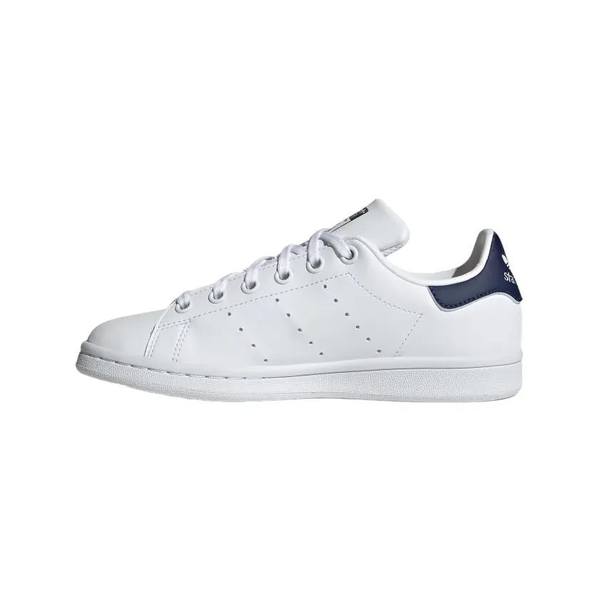 Adidas Originals scarpa sneakers da ragazzi Stan Smith H6821 bianco-blu