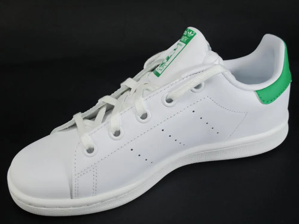 Adidas Originals scarpa sneakers per ragazzi Stan Smith BA8375 bianco-verde