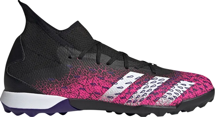 Adidas Predator Freak.3 TF 'Demonscale - Shock Pink' sneakers, pink