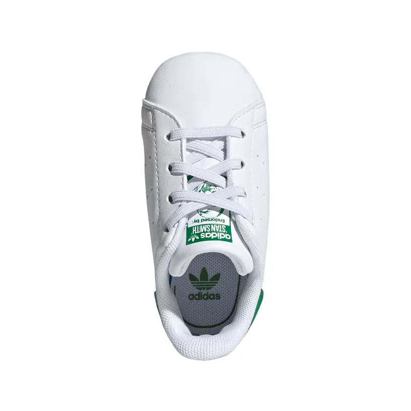 Adidas scarpa da culla da bambino Stan Smith Crib FY7890 bianco verde