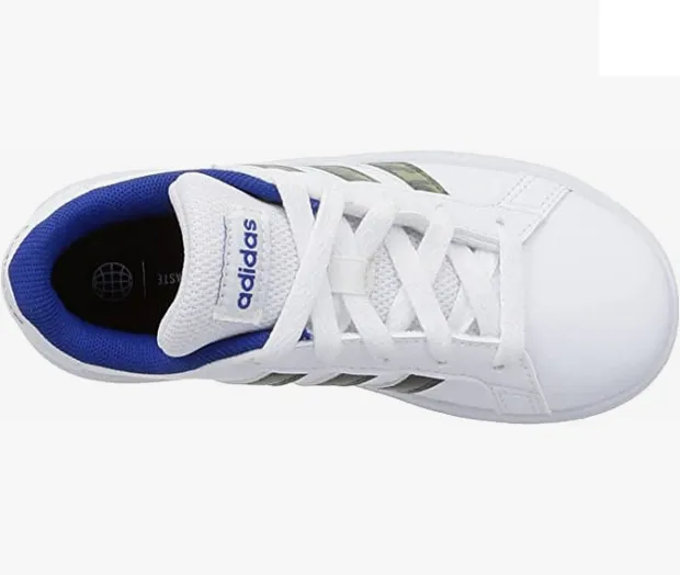 Adidas scarpa sneakers da ragazzo Grand Court 2.0 K GV6796 bianco mimetico