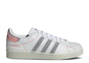 Adidas SUPERSTAR FUTURESHELL 'WHITE SEMI SOLAR RED' sneakers, white