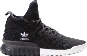 Adidas Tubular X Primeknit 'Core Black Carbon' Sneakers, Black