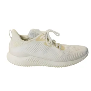 ADIDAS White Alphabounce EM Undye Running Sneakers Size 7.5