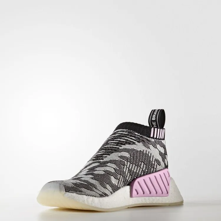 Adidas Wmns NMD_CS2 Primeknit 'Grey White' sneakers, black