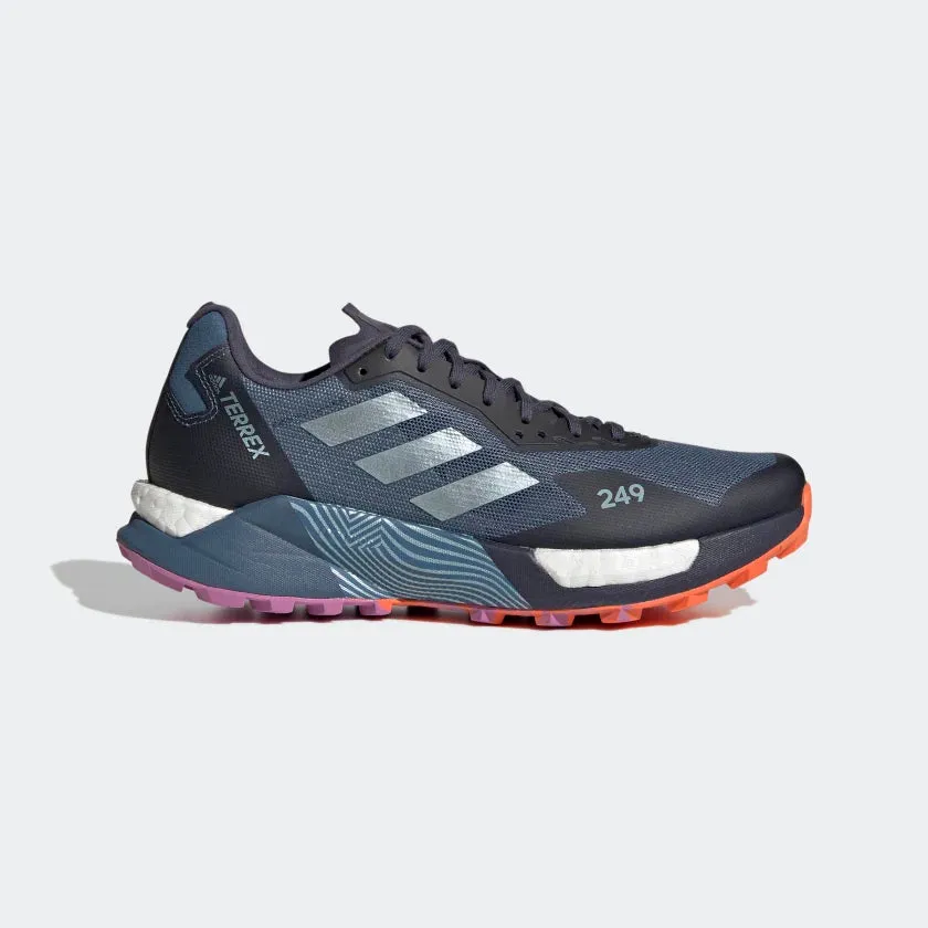 Adidas Women's Agravic Ultra Trail Running Shoes - Wonder Steel / Magic Grey Met / Pulse Lilac