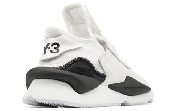 adidas Y-3 Kaiwa 'White Black' Sneakers, black