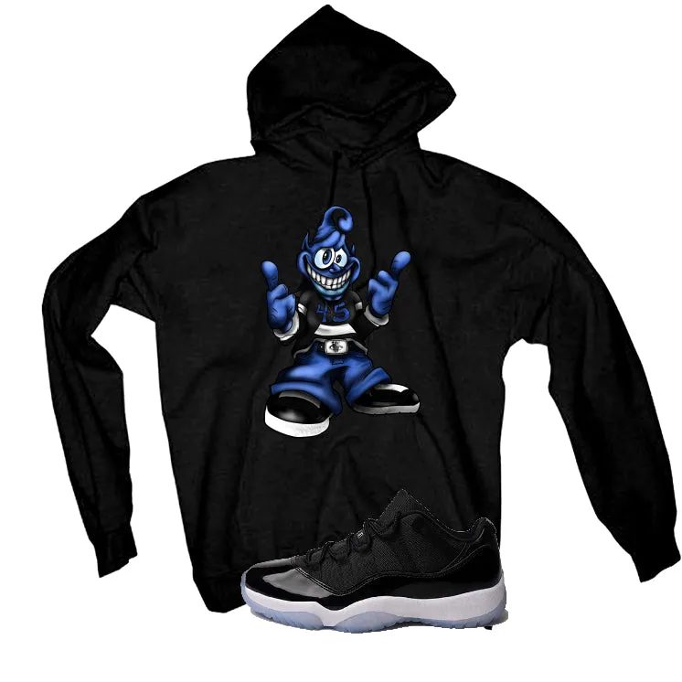 Air Jordan 11 Low “Space Jam” | illcurrency Black T-Shirt (Chill Alien)