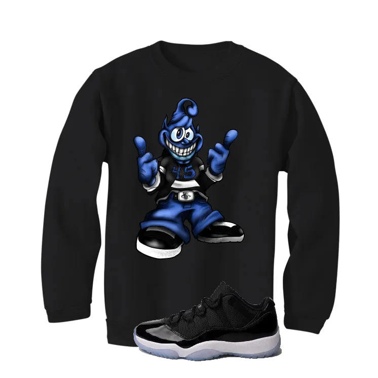 Air Jordan 11 Low “Space Jam” | illcurrency Black T-Shirt (Chill Alien)