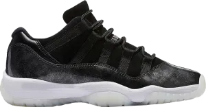 Air Jordan 11 Retro Low GS Barons, black