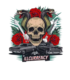 Air Jordan 12 “Red Taxi” | illcurrency White T-Shirt (Guitars and Roses Vintage)