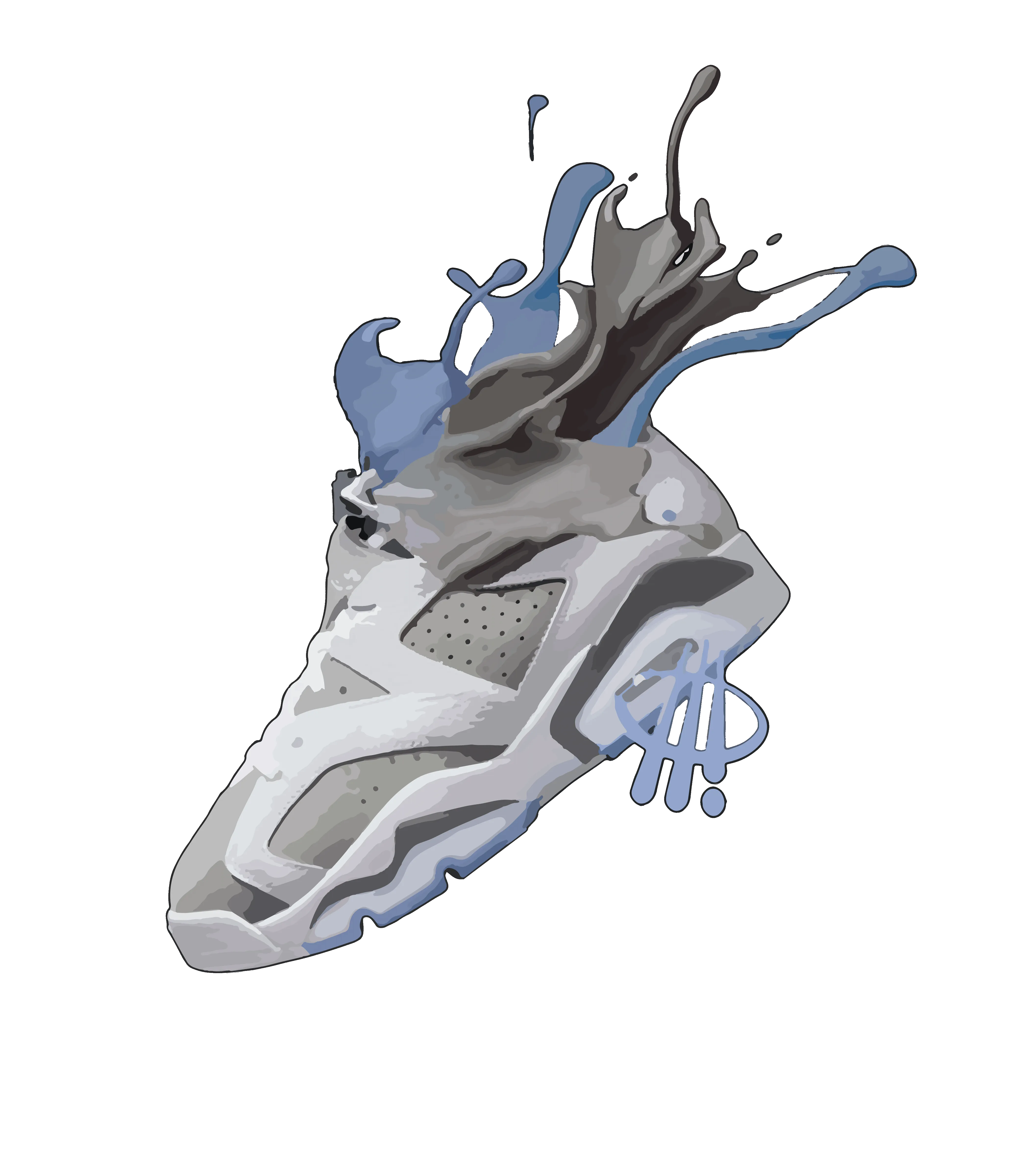 Air Jordan 6 “Cool Grey” | illcurrency Grey T-Shirt (SPLASH)