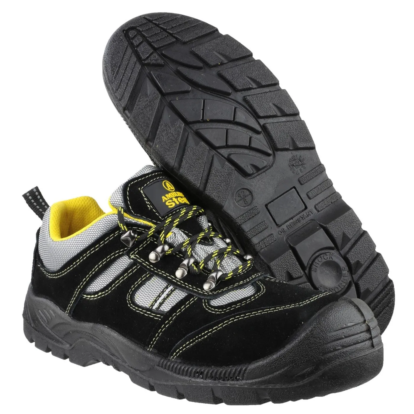 Amblers Safety FS111 Lightweight Lace up Safety Trainer S1 Black