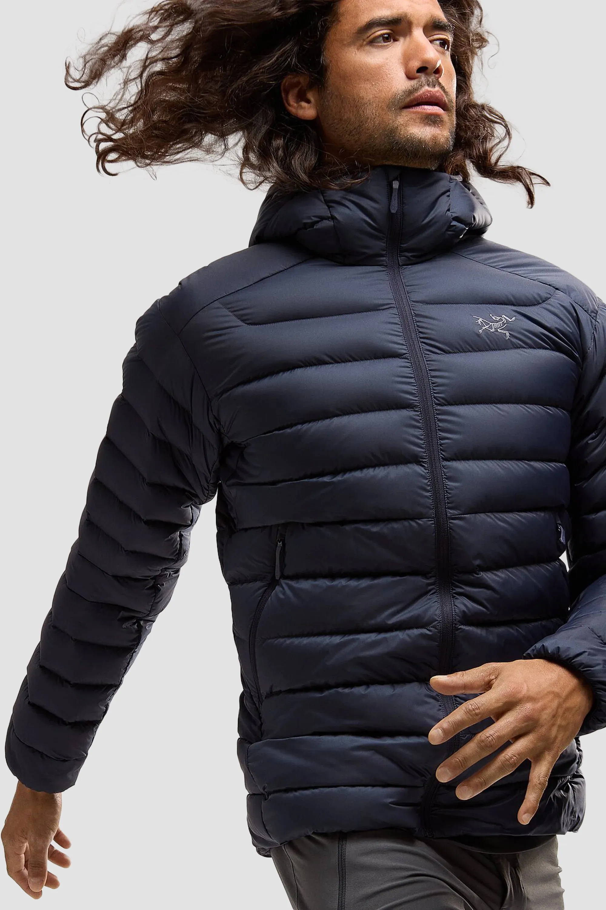 Arc'teryx Men's Cerium Hoody in Black Sapphire