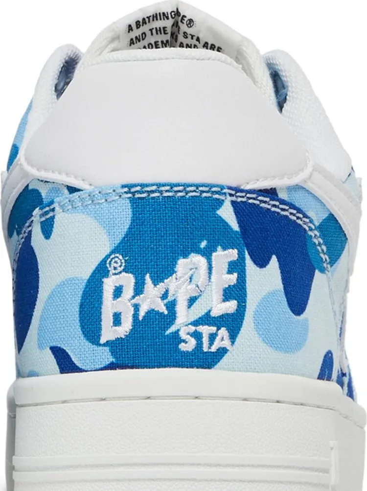 Bapesta Low 20th Anniversary Sneakers - Blue ABC Camo, blue