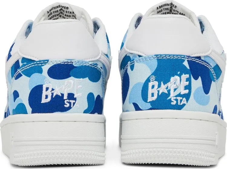 Bapesta Low 20th Anniversary Sneakers - Blue ABC Camo, blue