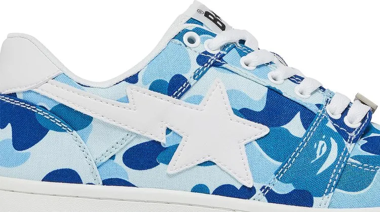 Bapesta Low 20th Anniversary Sneakers - Blue ABC Camo, blue