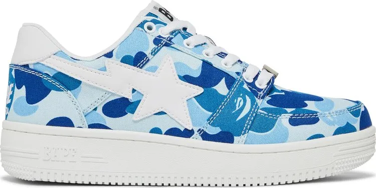 Bapesta Low 20th Anniversary Sneakers - Blue ABC Camo, blue