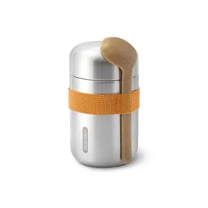 black blum Insulated Stainless Steel Food Flask with Spoon 400ml - Orange