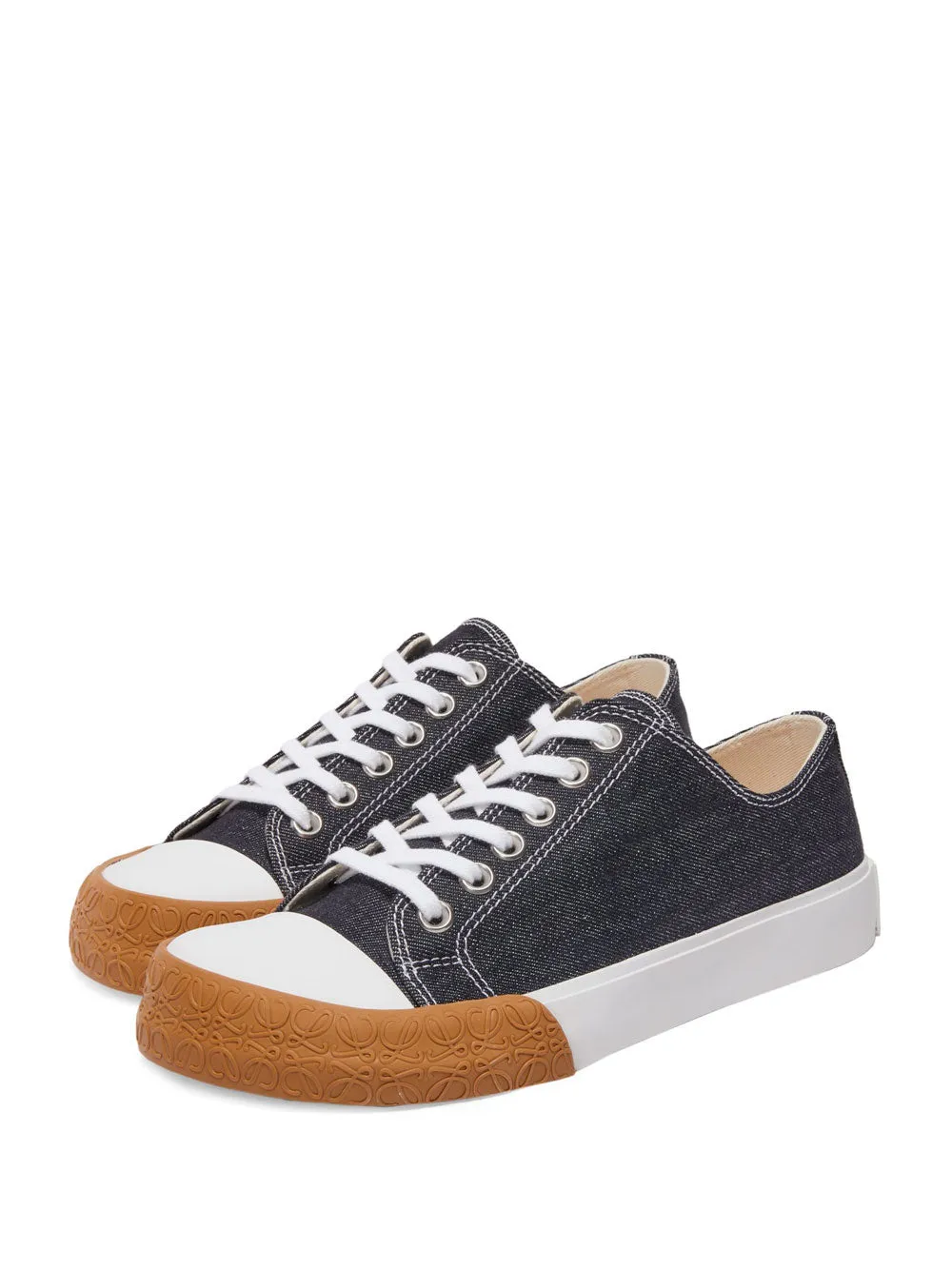 Bloc denim sneakers