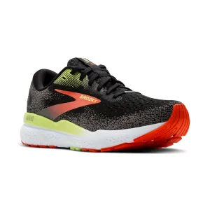 Brooks | Ghost 16 GTX | Men's | Black/Mandarin Red/Green