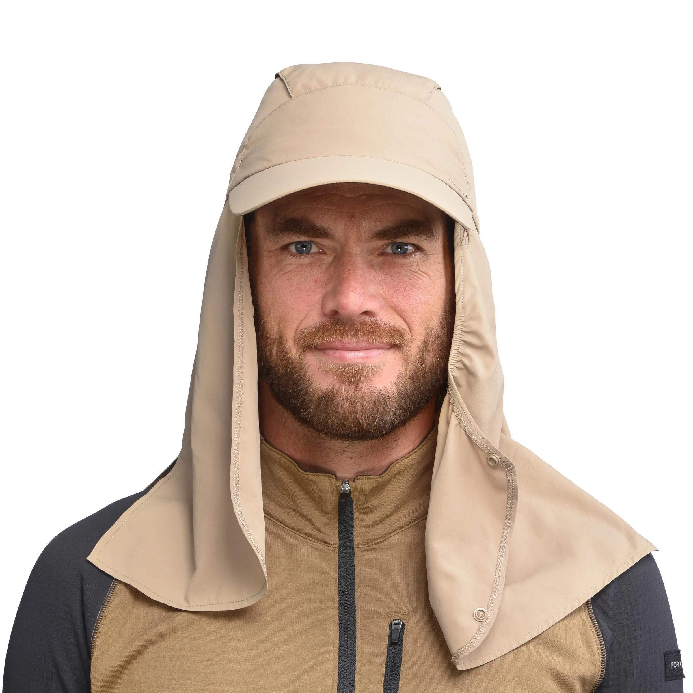 Cap with UV protection Forclaz Desert 900, beige