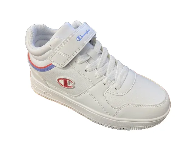 Champion scarpa sneakers alta da donna Rebound 2.0 Mid S11468 WW006 bianco corallo lilla