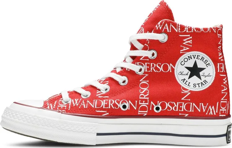 Converse J sneakers. Anderson x Chuck 70 Hi Top Grid, red