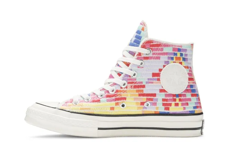 Converse Mara Hoffman x Wmns Chuck 70 Radial Hi 'Multicolor' Sneakers, Multicolor