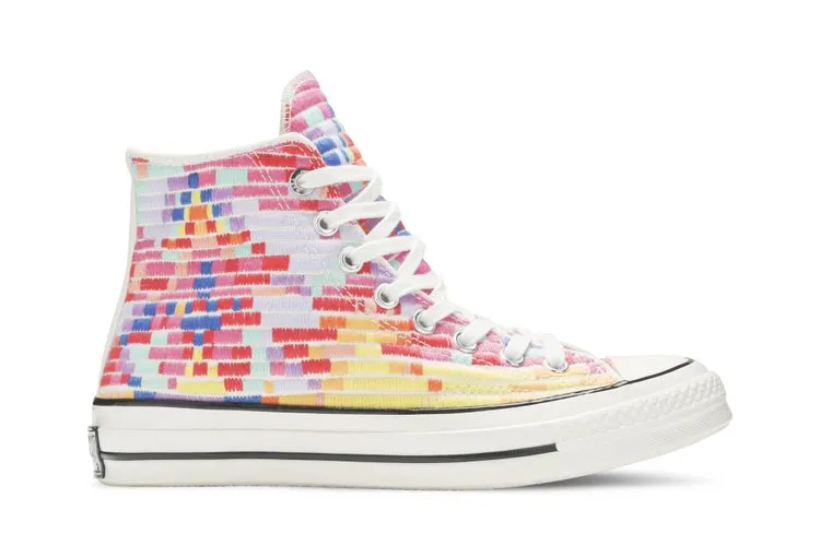 Converse Mara Hoffman x Wmns Chuck 70 Radial Hi 'Multicolor' Sneakers, Multicolor