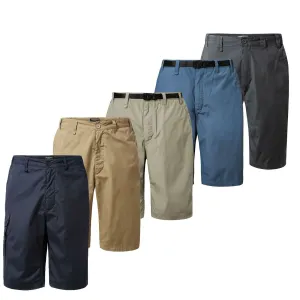 Craghoppers Mens Kiwi Pro Long Shorts With Zipped Pockets