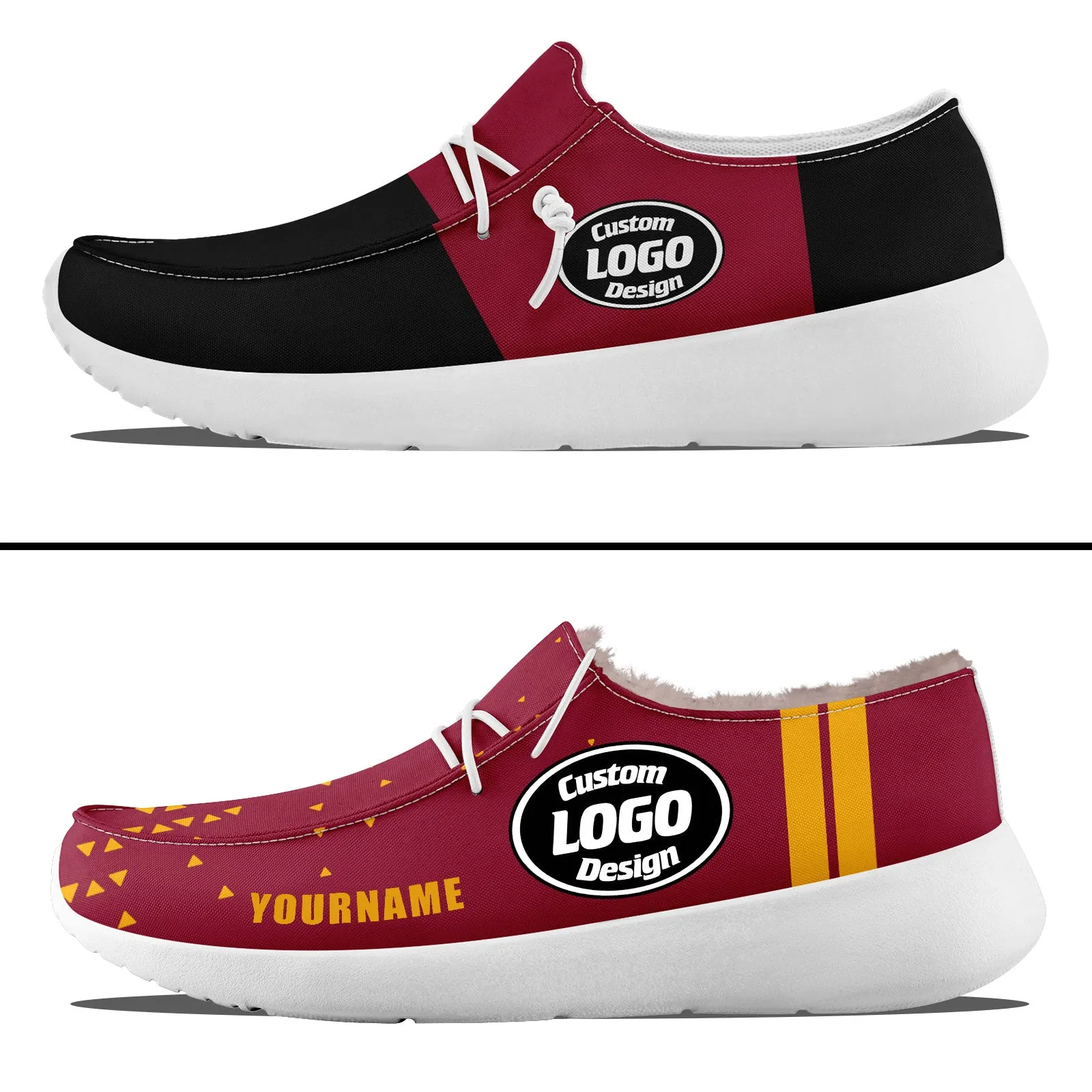 Custom Black Red Yellow Arizona Sneaker Shoes Combo Offer Personalized Combo ZH-D020289-1