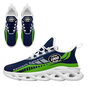 Custom Blue Green Seattle Maxsoul Shoes Personalized Sneaker FN003-D020325-27