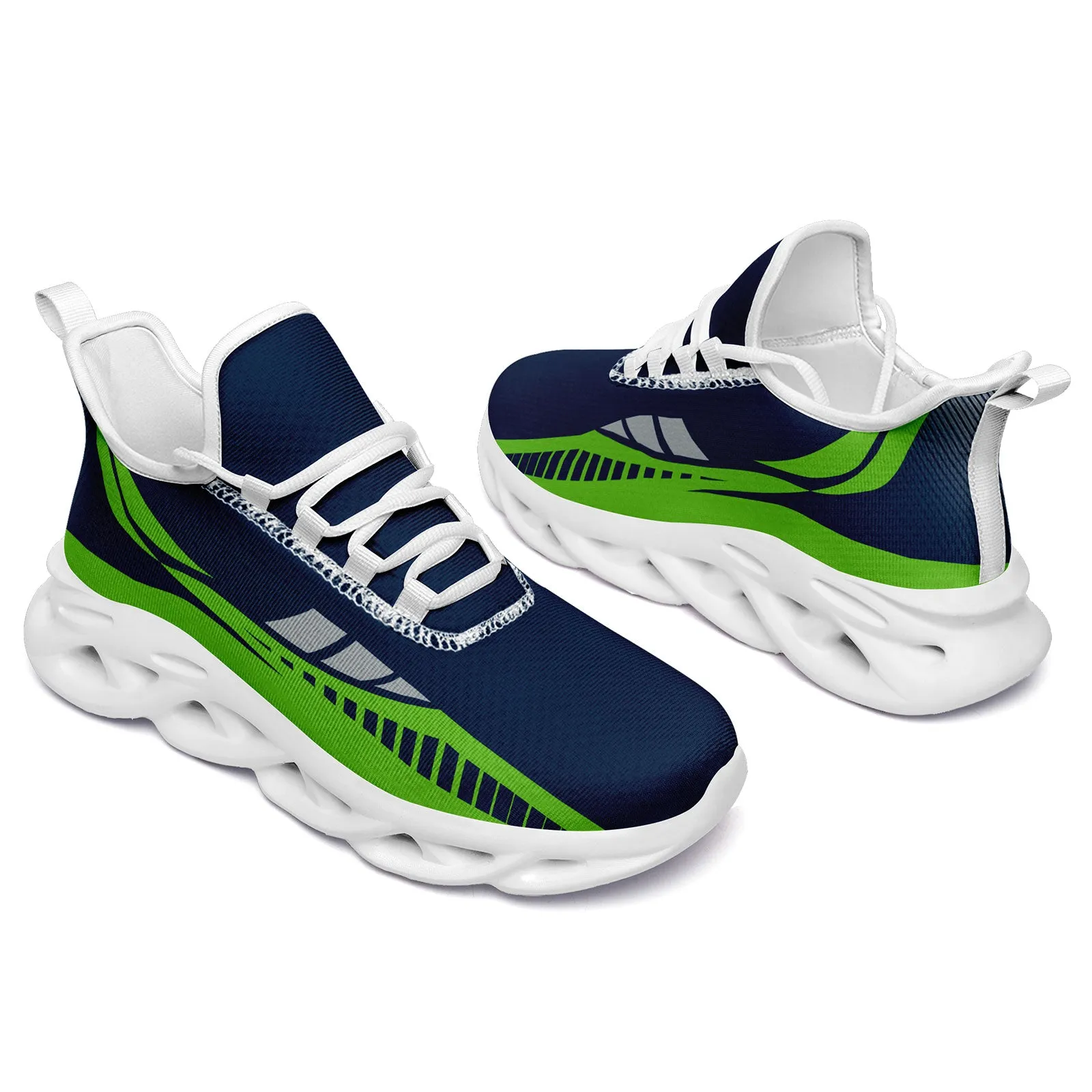 Custom Blue Green Seattle Maxsoul Shoes Personalized Sneaker FN003-D020325-27