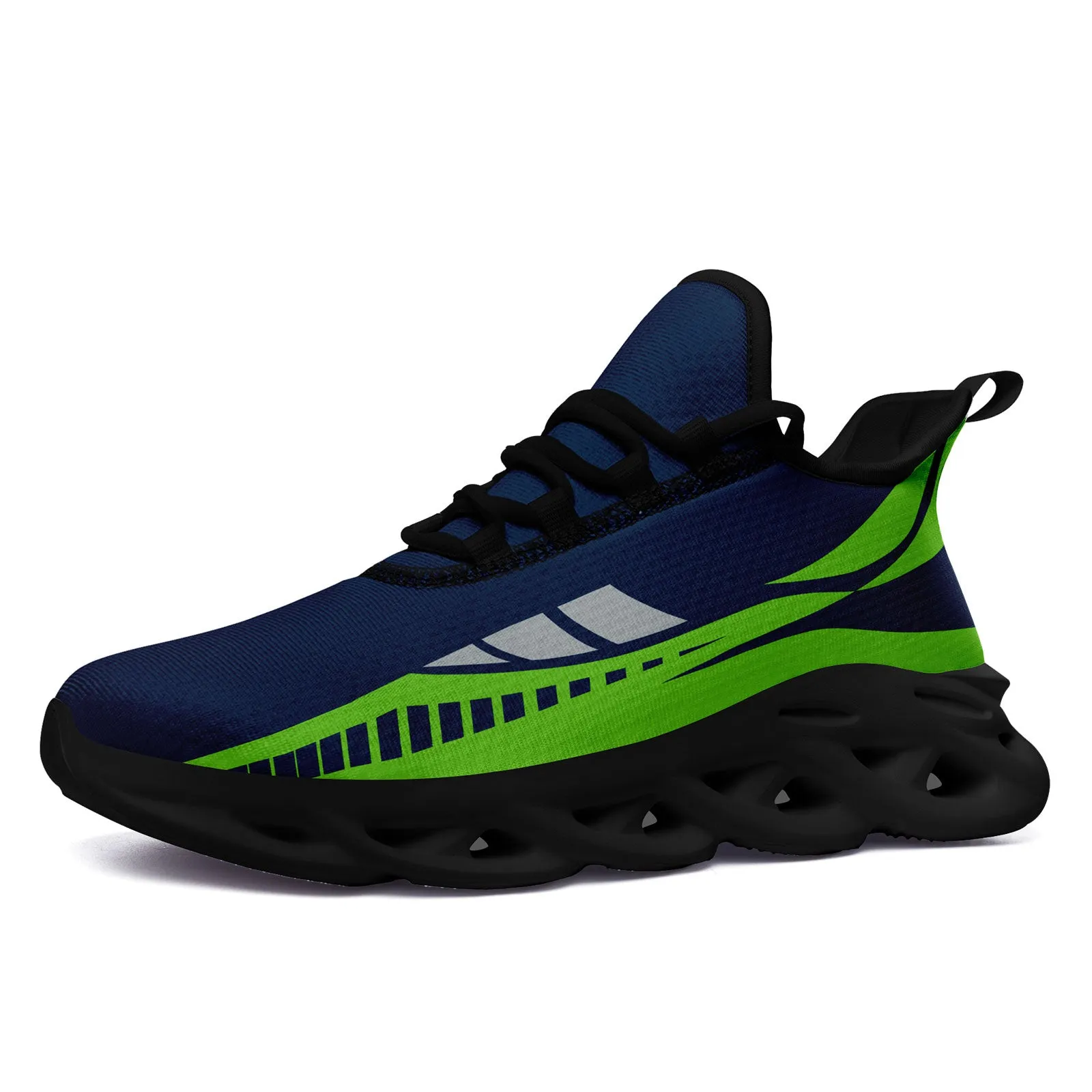 Custom Blue Green Seattle Maxsoul Shoes Personalized Sneaker FN003-D020325-27