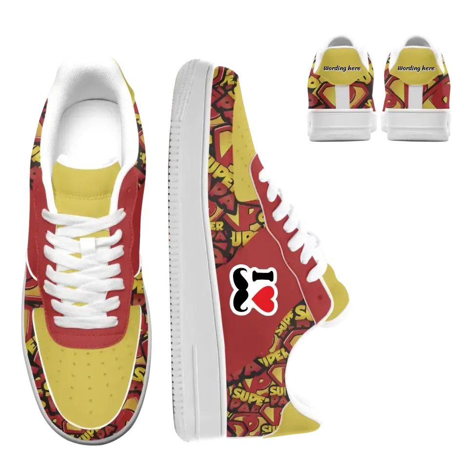 Custom Company Promo Gifts, unique client gift ideas Customized Airforce 1 low for back to school gift for children, Colorfull personalized sneakers, AFL-C0601