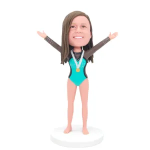 Custom Female Gymnast Bobblehead