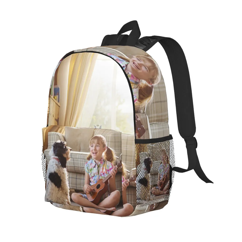 Custom Photo Backpack Personalised School Bag for Kids