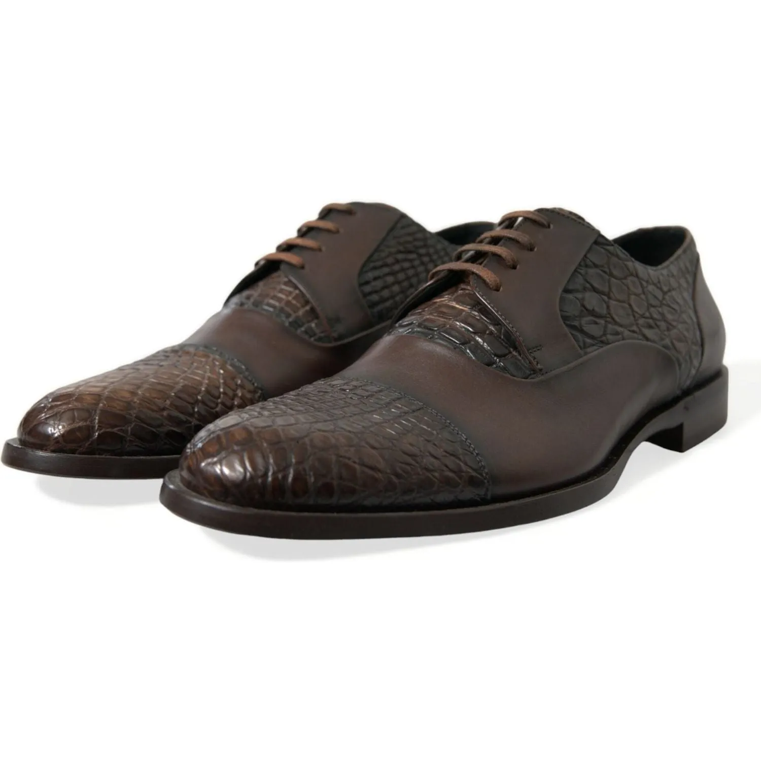 Dolce & Gabbana Elegant Textured Leather Oxford Dress Shoes