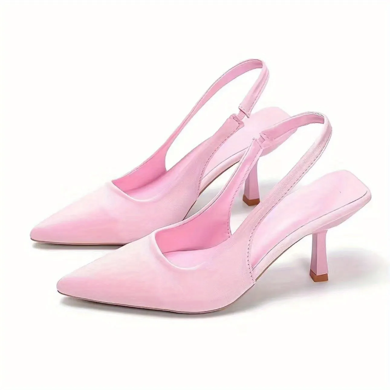 Elegant Versatility: Chic Lightweight Women's Stiletto with Pointed Toe - Perfect All-Season Solid Color Shoes