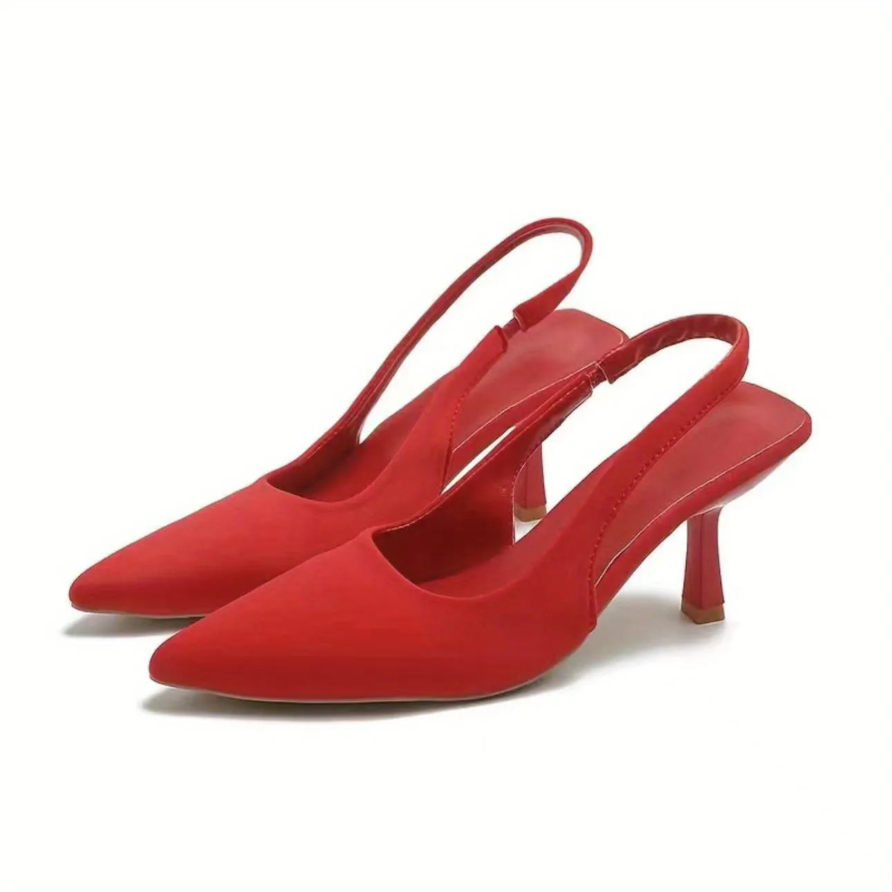 Elegant Versatility: Chic Lightweight Women's Stiletto with Pointed Toe - Perfect All-Season Solid Color Shoes