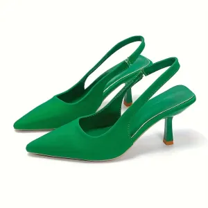 Elegant Versatility: Chic Lightweight Women's Stiletto with Pointed Toe - Perfect All-Season Solid Color Shoes